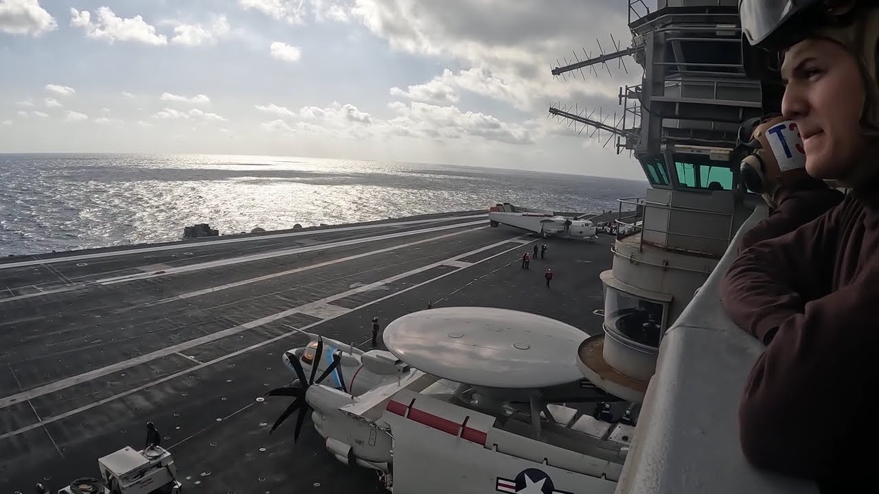 C2 Landing On Carrier