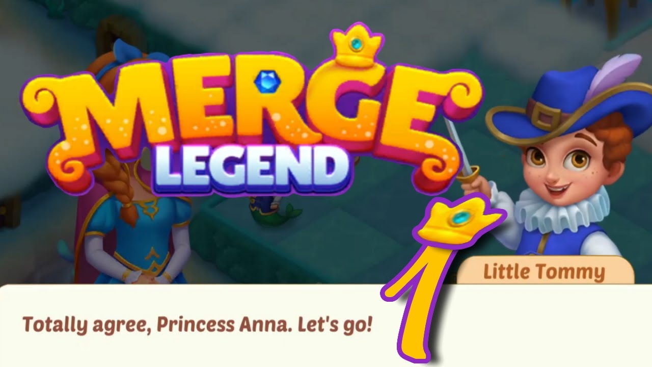 Merge Legend || Gameplay part 1 || Save the underwater land 💪💧🏰