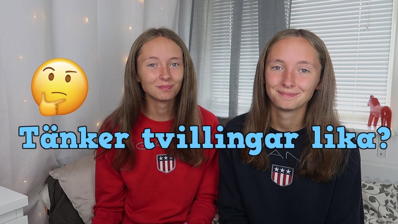 Hur lika tänker tvillingar?