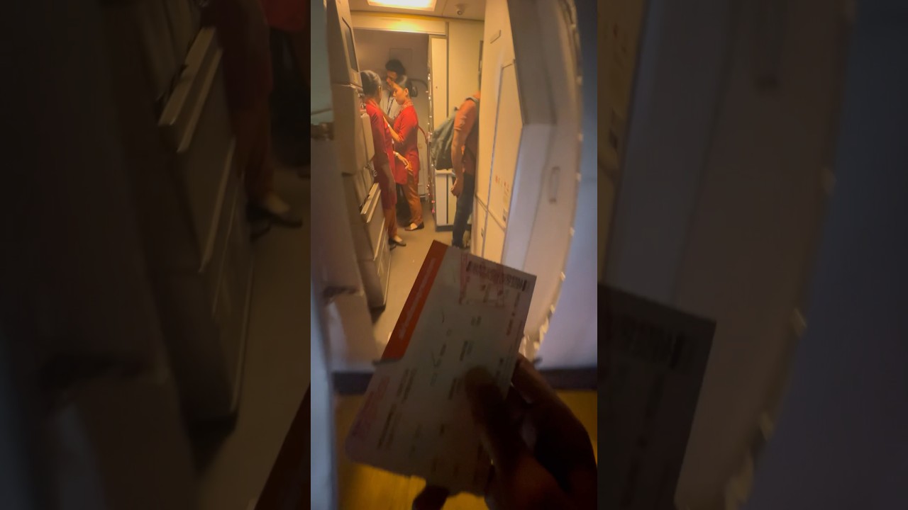 Inside Air india express flight. #flight #fly