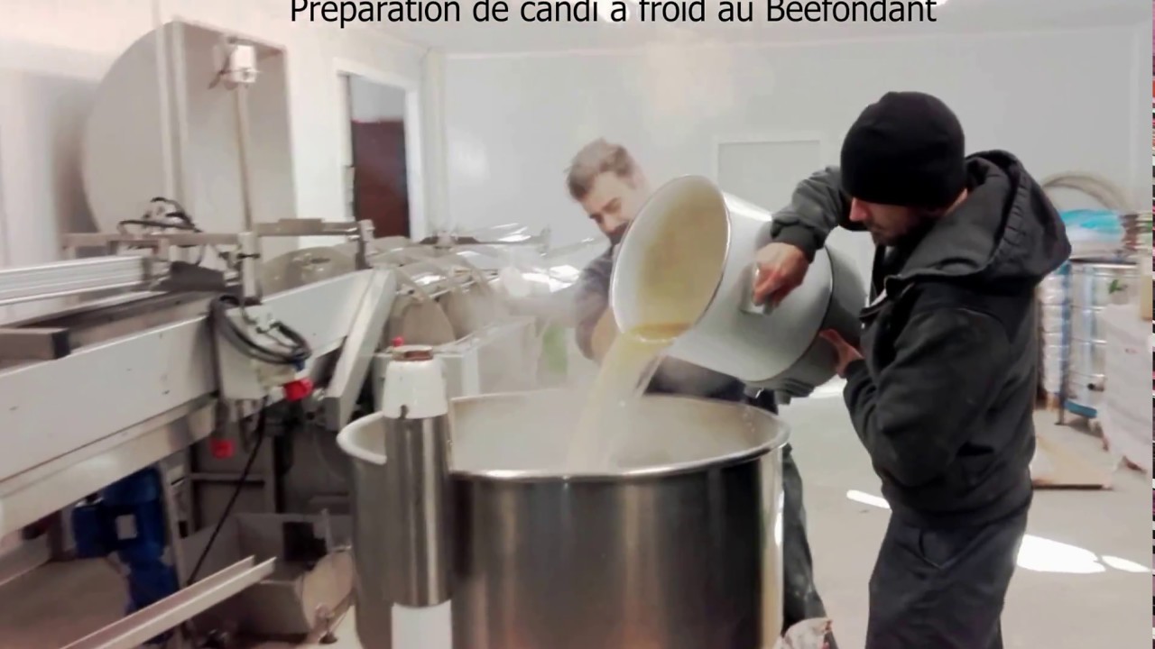 Fabrication de candi à froid au pétrin avec Beefondant