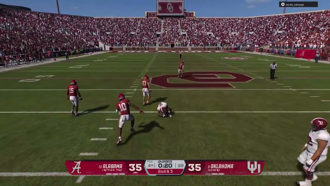 Swore we were going to OT but had to seal it cfb 26