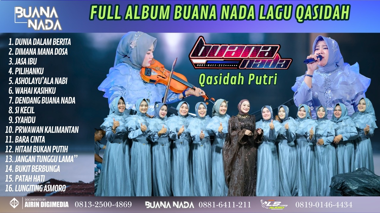 FULL ALBUM BUANA NADA QASIDAH PUTRI 2026 .PT RIZKY PUTRA 186 LS AUDIO // AIRIN DIGIMEDIA