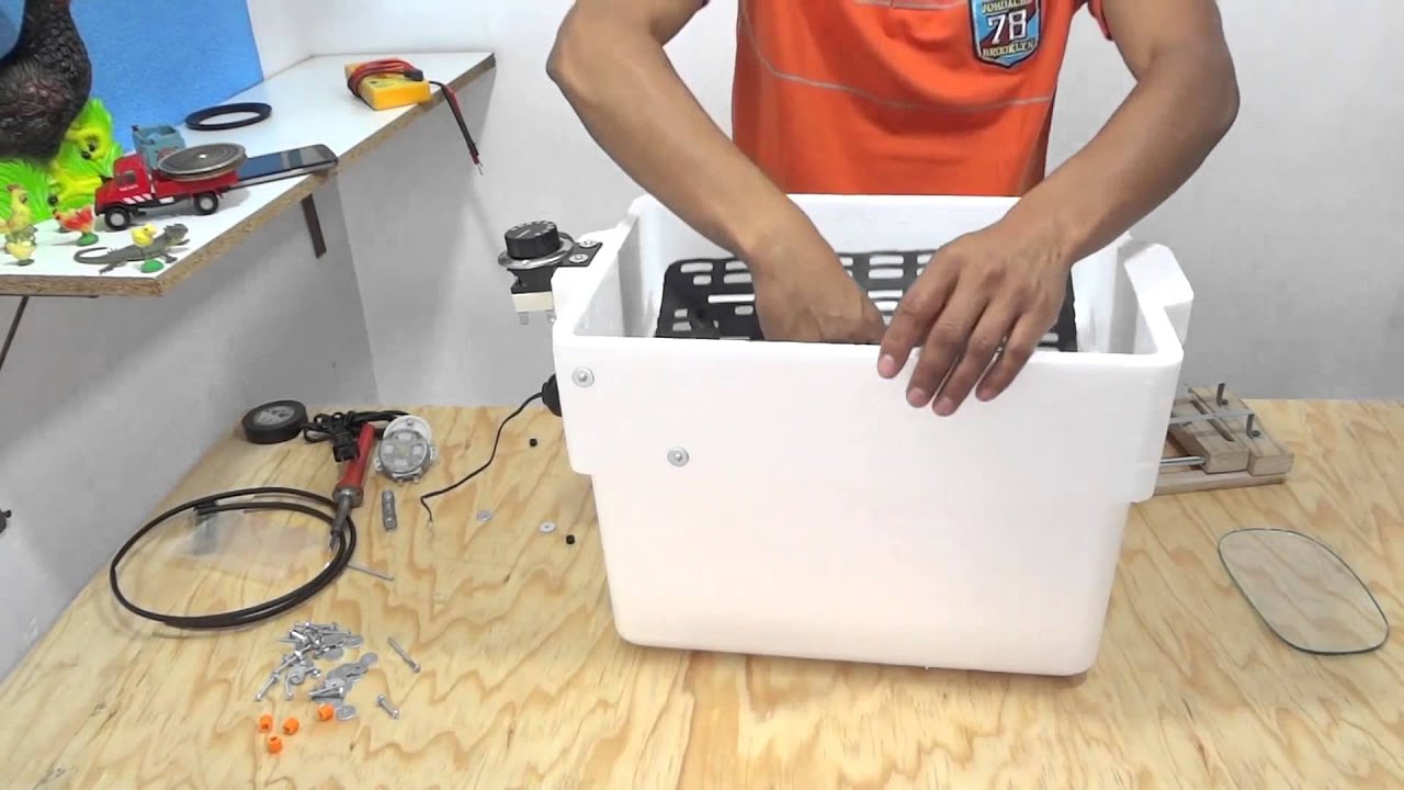 como hacer una incubadora casera efectiva 1ra parte