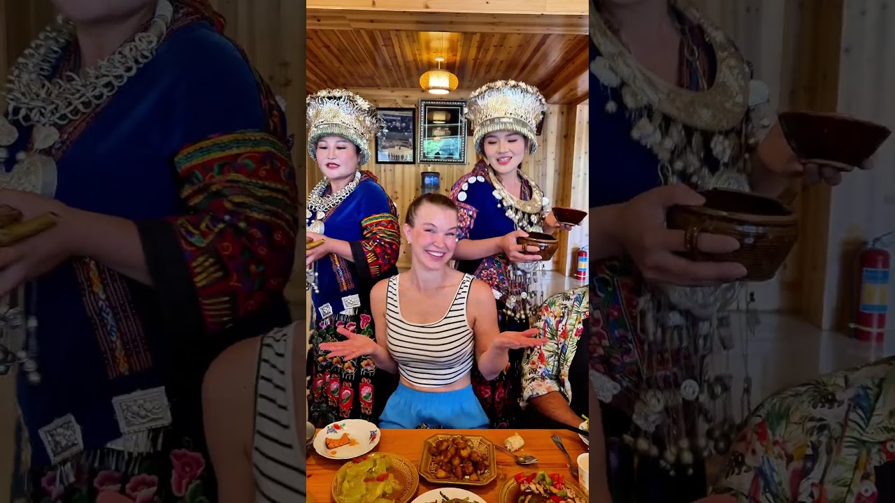 Rice wine ceremony at Miao village in China!