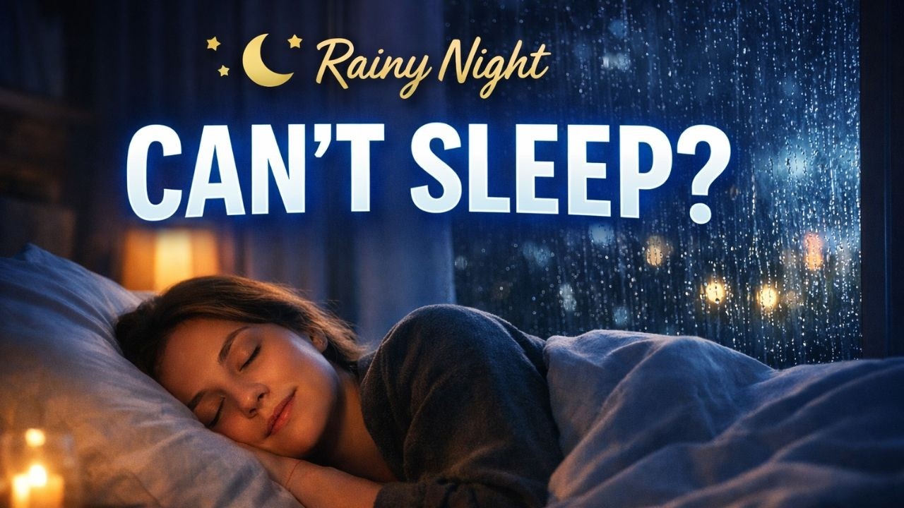 Rain Falling Outside Your Window Tonight 🌙 | Peaceful Rain Sounds for Deep Sleep