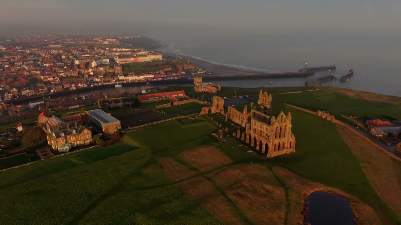 North Yorkshire 4K - DJI MINI 5 Pro Drone Flight - Whitby Abbey