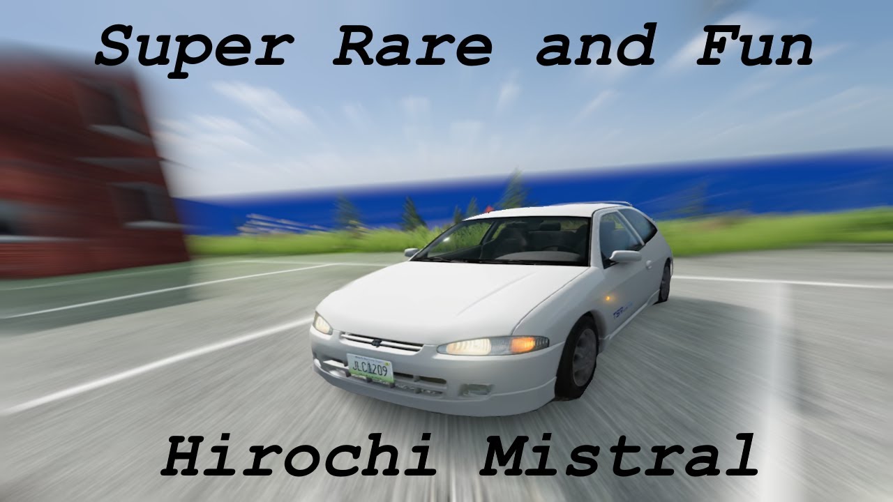 A Super Rare and Fun Hot Hatch - Hirochi Mistral TSR Robot 2 POV Drive (BeamNG VR)
