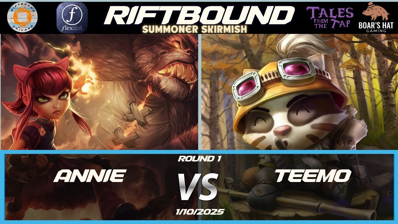 Annie VS Teemo  [Summoner Skirmish Riftbound Gameplay Round 1]