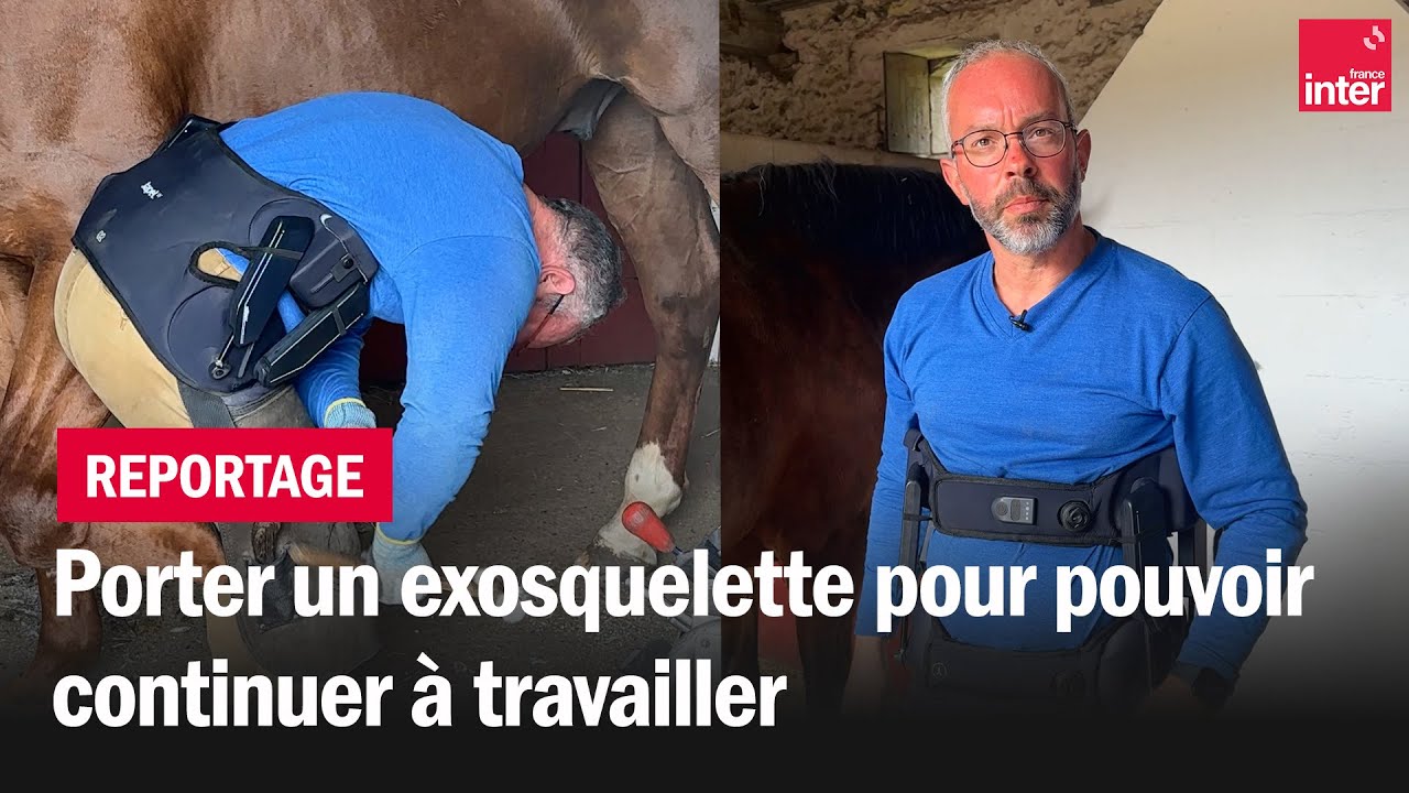 Porter un exosquelette pour pouvoir continuer &agrave; travailler