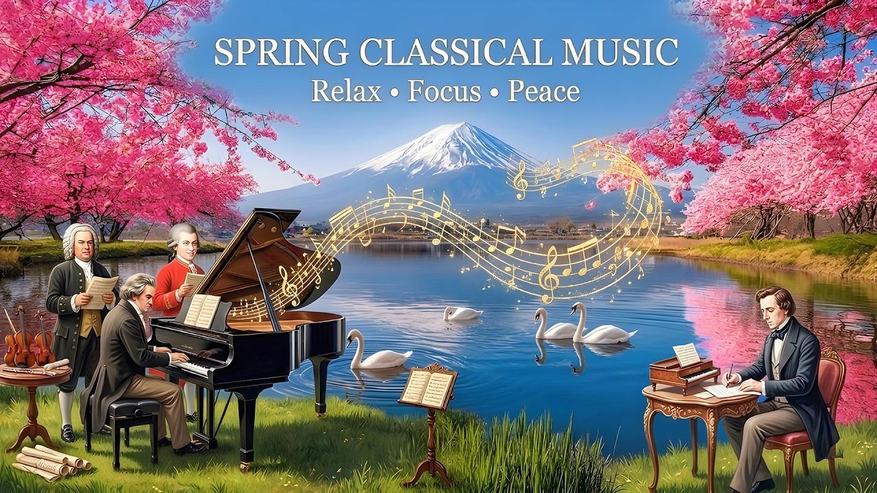 4 hour of Beautiful Spring Classical Music to Stop Overthinking, Relieve Stress Peacefully 🍀Chopin