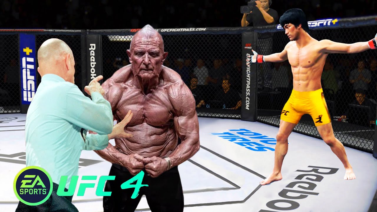 UFC4 Bruce Lee vs Old Daddy EA Sports UFC 4 PS5