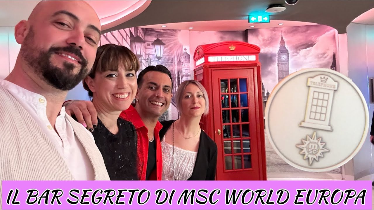 IL BAR SEGRETO su MSC WORLD EUROPA