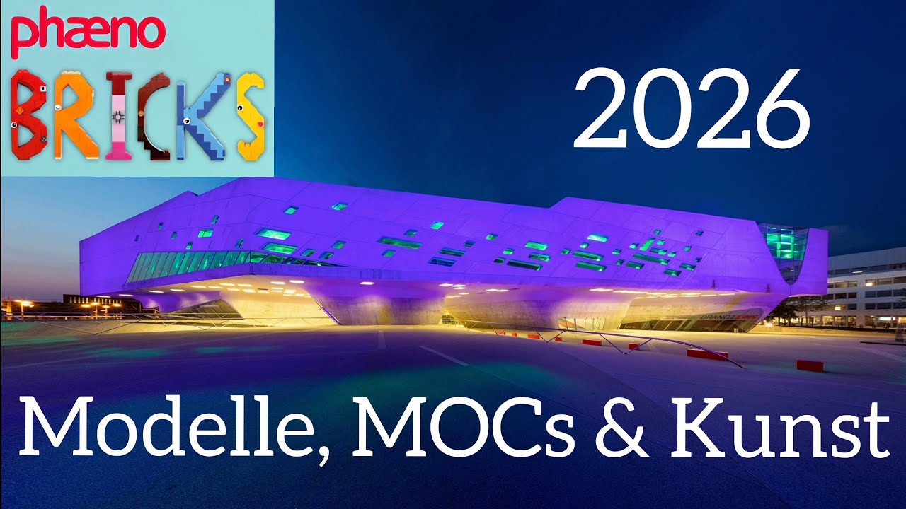 Phaeno Bricks 2026 - die Lego Austellung in Wolfsburg