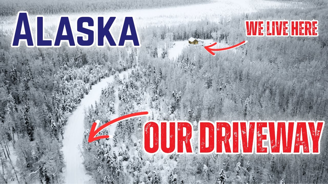 Our Off Grid Alaska Driveway is Controlling Our Lives, but at Least There's Goats! Whoop!