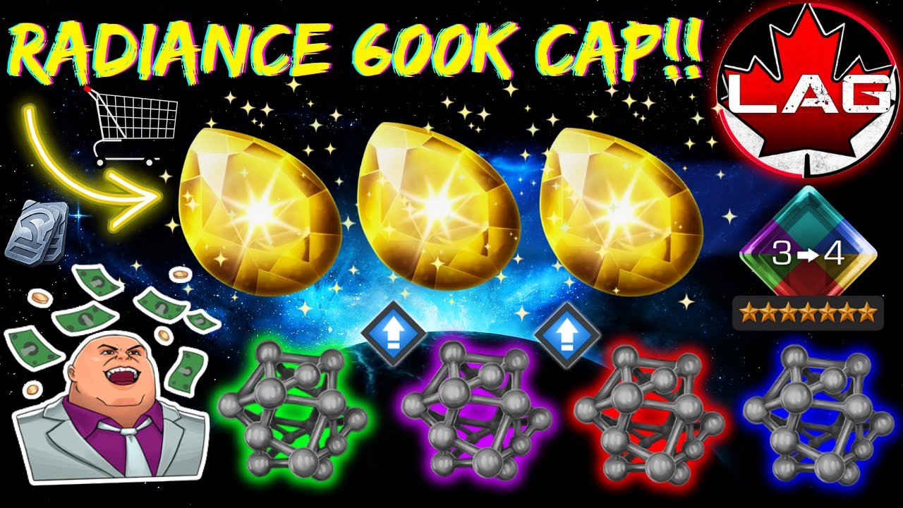 New 7🌟R4 #13! Maxed Radiance 600k Shopping Spree!! Battlegrounds & Alliance War Season Rewards! MCOC