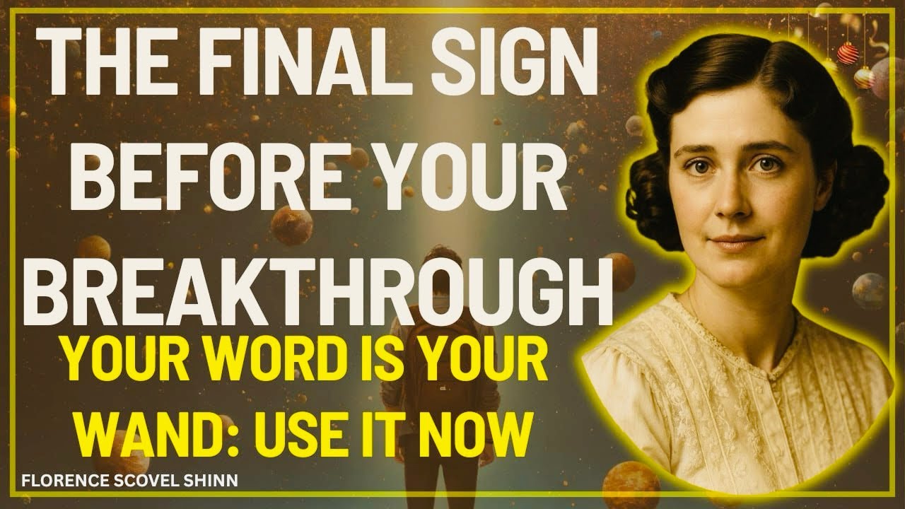 The Universe Tests You Right Before It Obeys You / Florence Scovel Shinn 