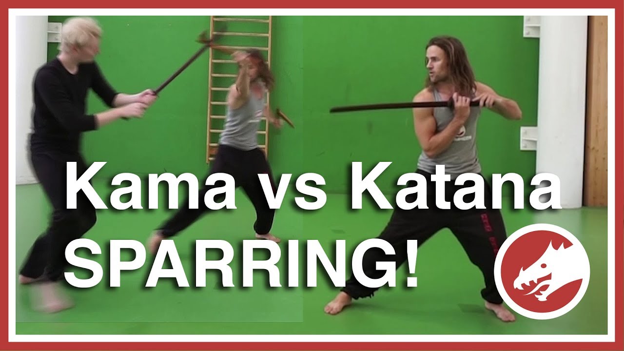 Sparring: KAMA vs KATANA! (Bokken)