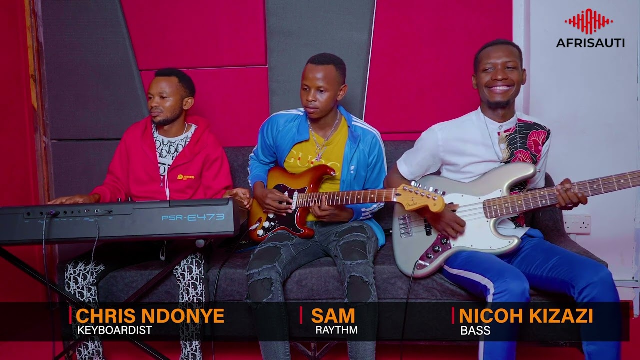 Chris Ndonye Live Recording At Afrisauti Studios FT Sam / Nicoh Kizazi