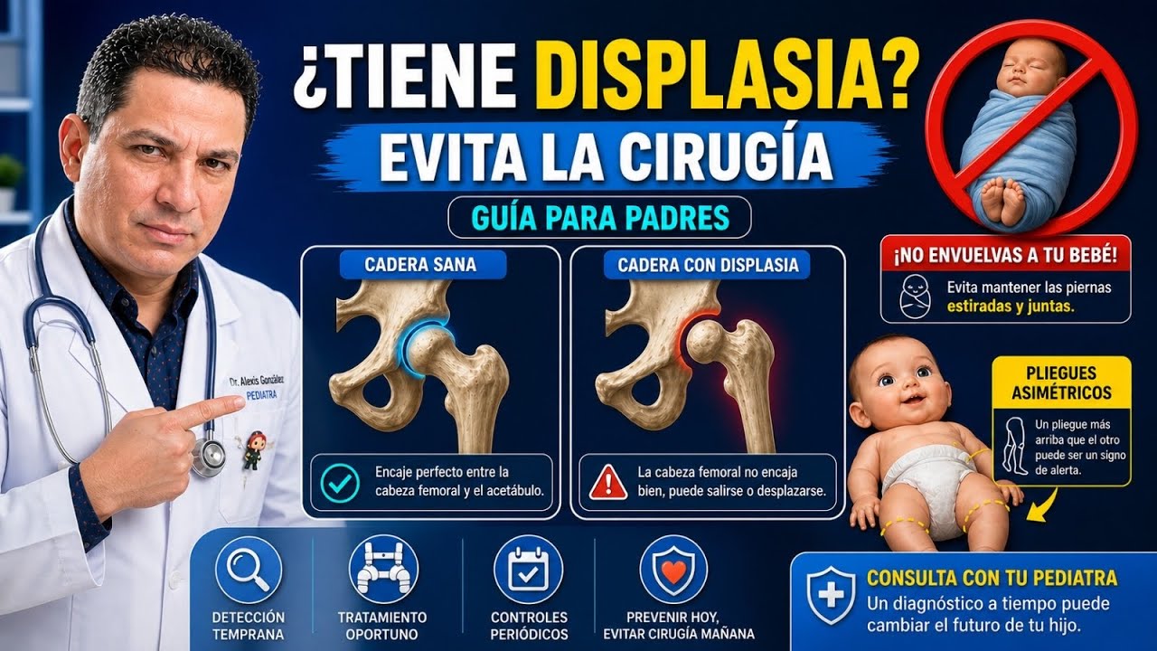 DISPLASIA DE CADERA: detéctala y atiéndela a tiempo. ¿Cómo diagnosticar la displasia de cadera?