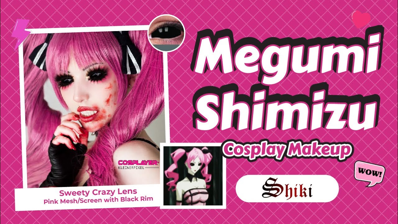 🆕Shiki Cosplay Makeup Tutorial | Megumi Shimizu Makeup Tutorial by Kleiner Pixel - Must Watch!