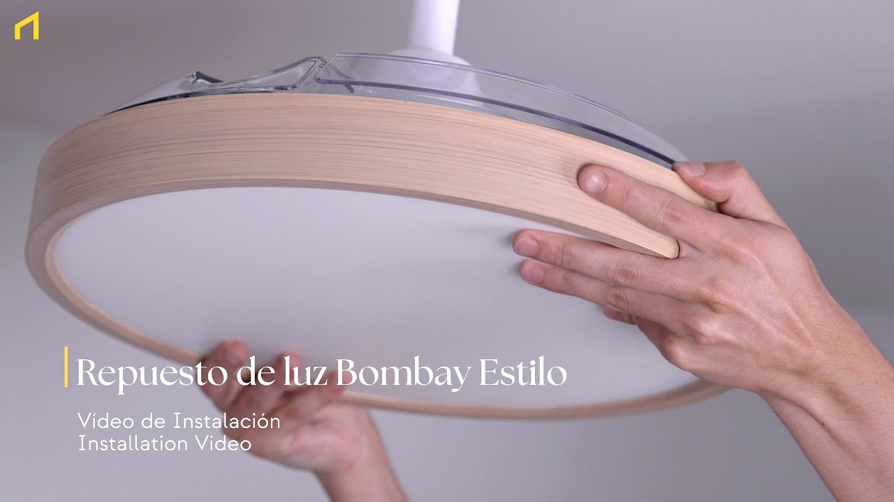 Sulion - Repuesto de luz del ventilador de techo Bombay Estilo - Cambio e instalación