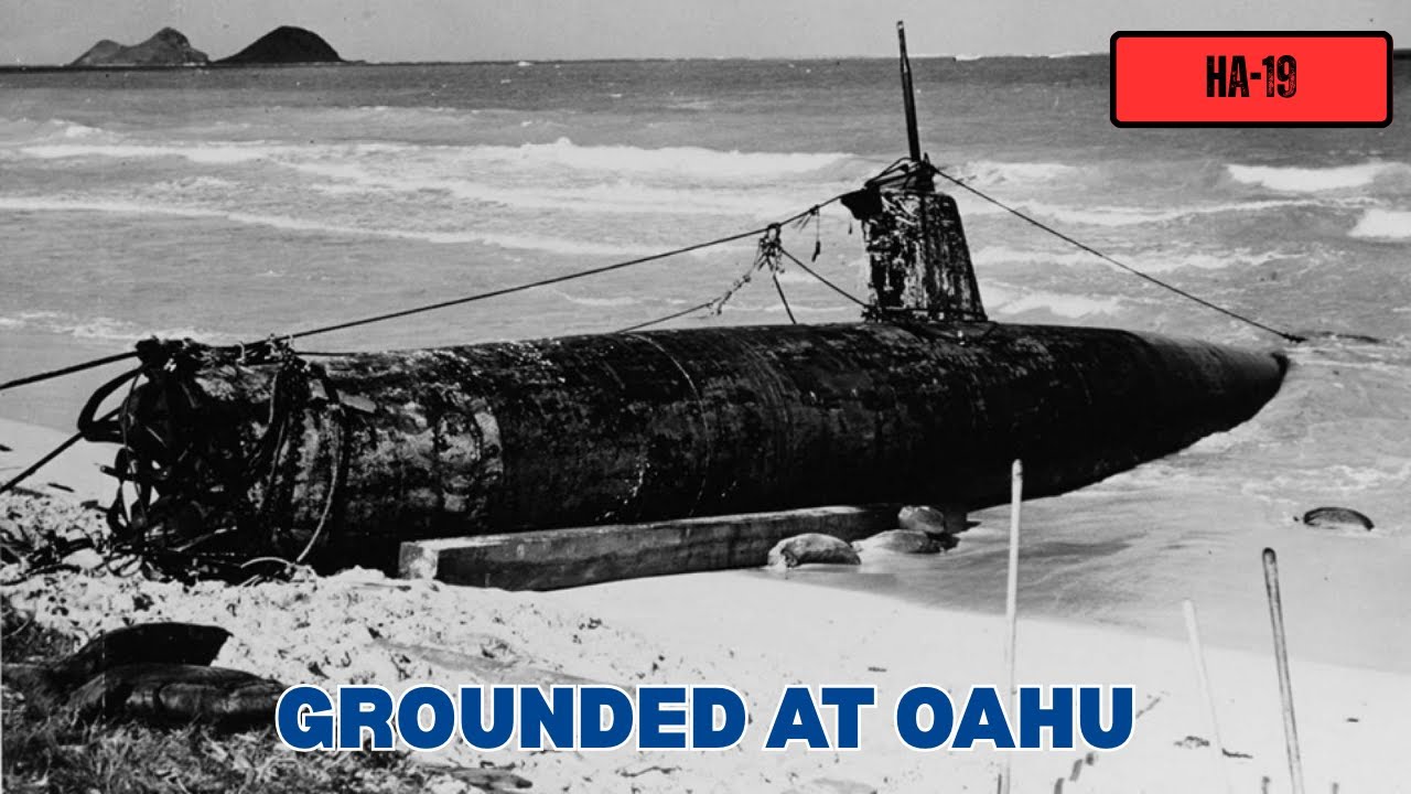 Salvaging HA-19: Grounded Midget Sub from Pearl Harbor Raid