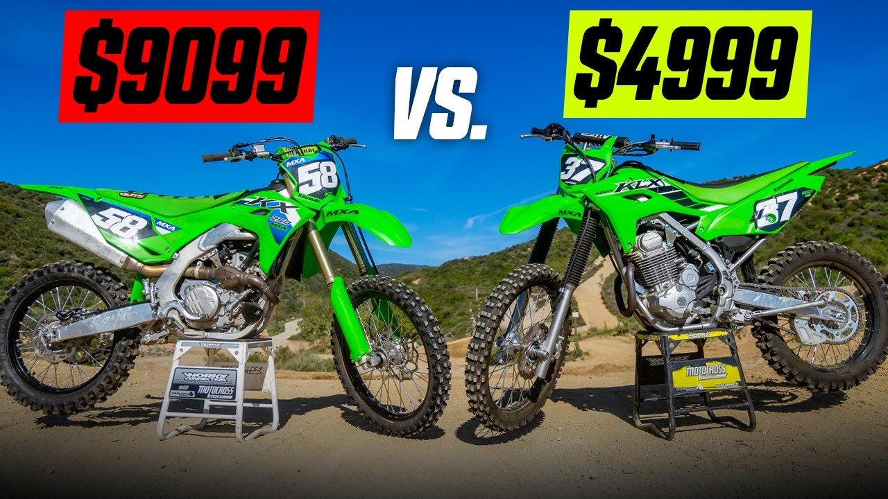 Trail Bike vs Race Bike: KLX230 vs KX250 Lap Time Battle