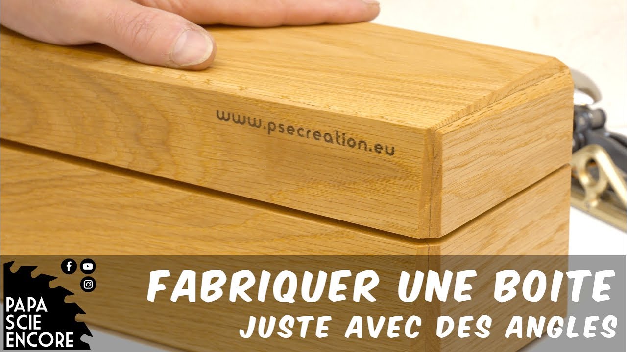 Comment faire une boite en bois tres simplement (idée cadeau)