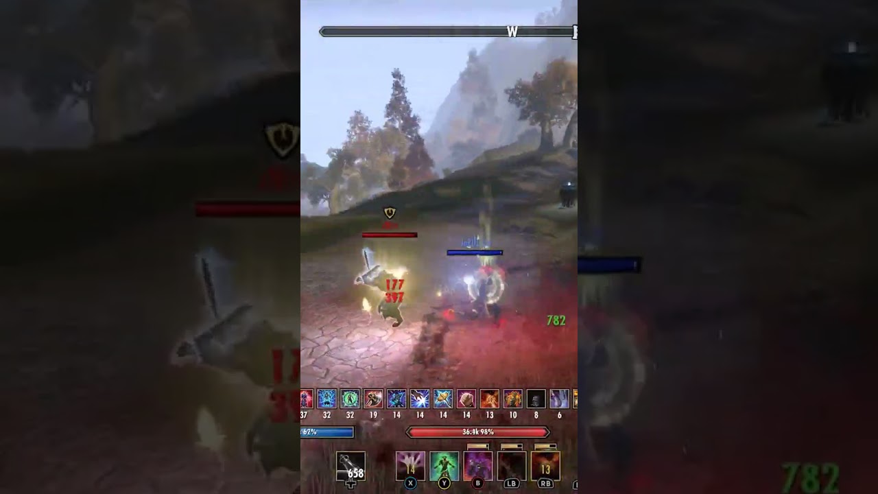 Wow! Elder Scrolls PvP is Insane! Crazy Kills & Damage! #pvp #eso #xbox #elderscrolls #fyp #gaming
