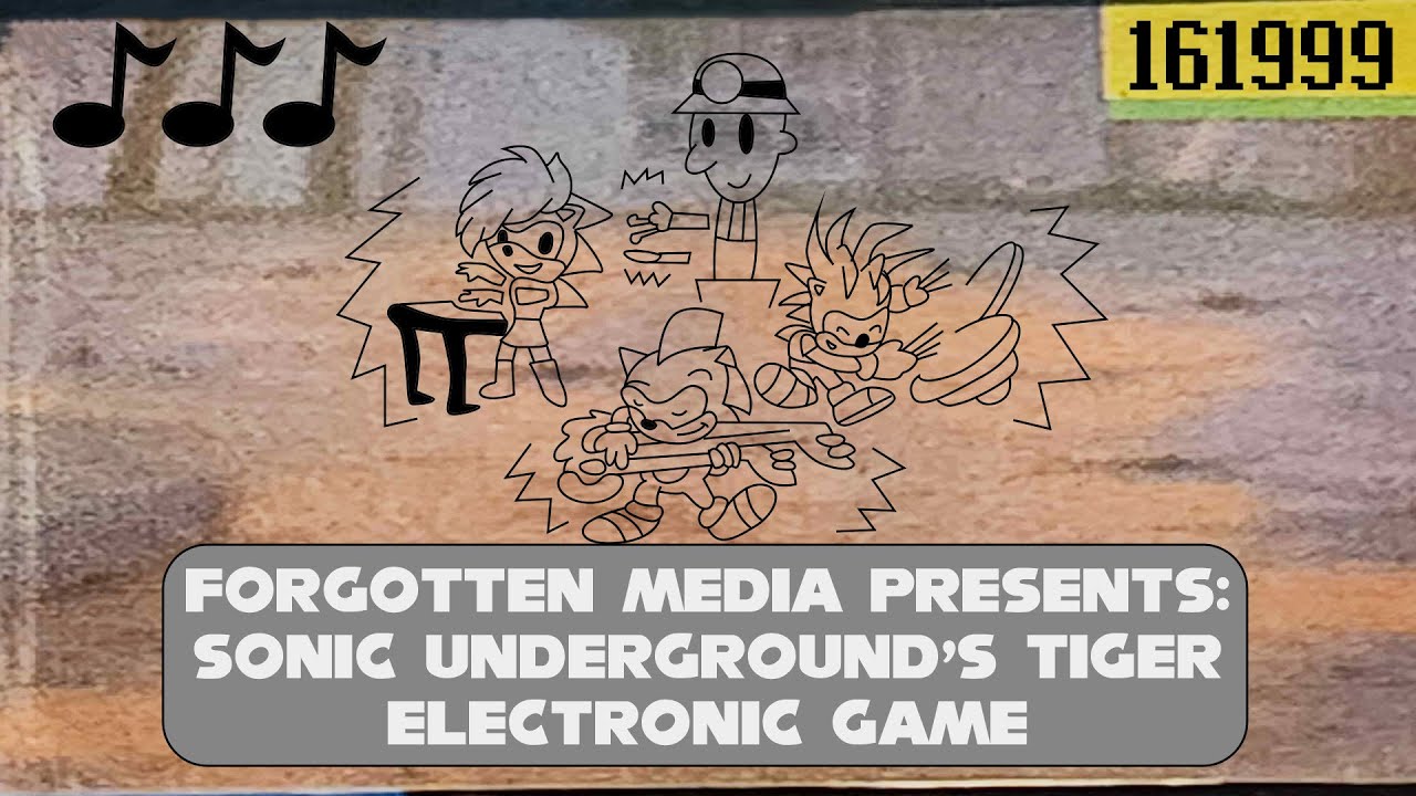 Forgotten Media: Sonic Underground's Tiger Electronic Game