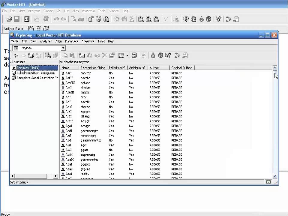 Introduction to Cloning Software, The DNA Lab