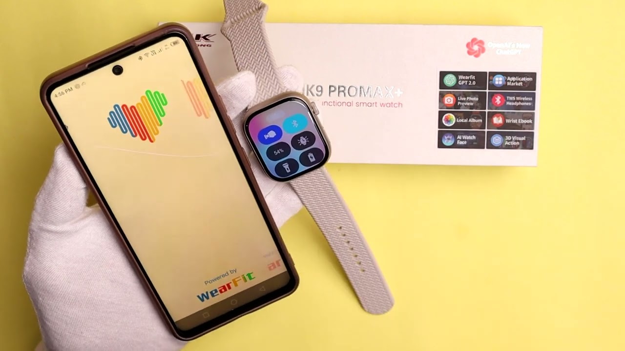 HK9 PRO MAX PLUS Smart Watch Bluetooth Connect & Setup