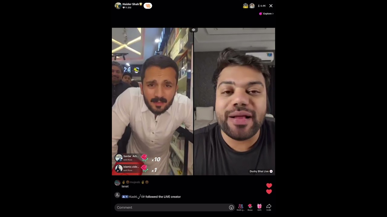 Rajab & ducky bhai Mujra Dance TikTok Live🤣🤣