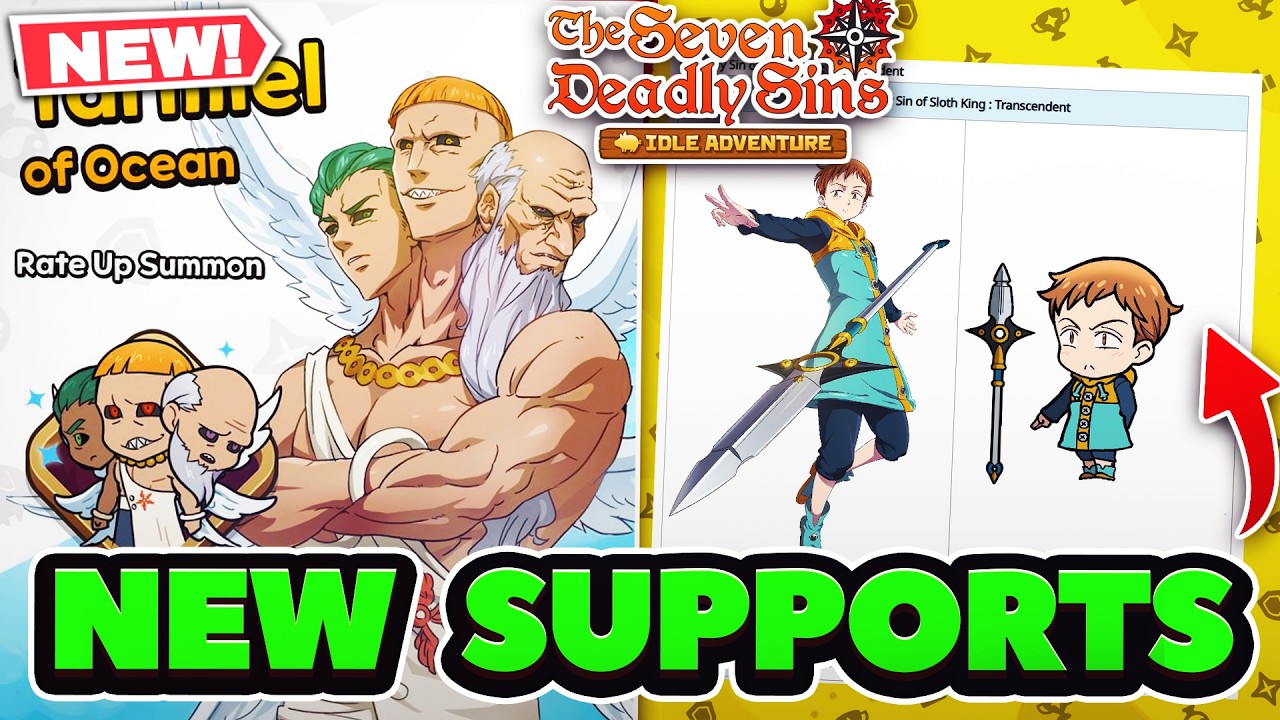 NEW SUPPORTS! Tarmiel & Trans KING ARE HERE! | 7DS: Idle Adventure!