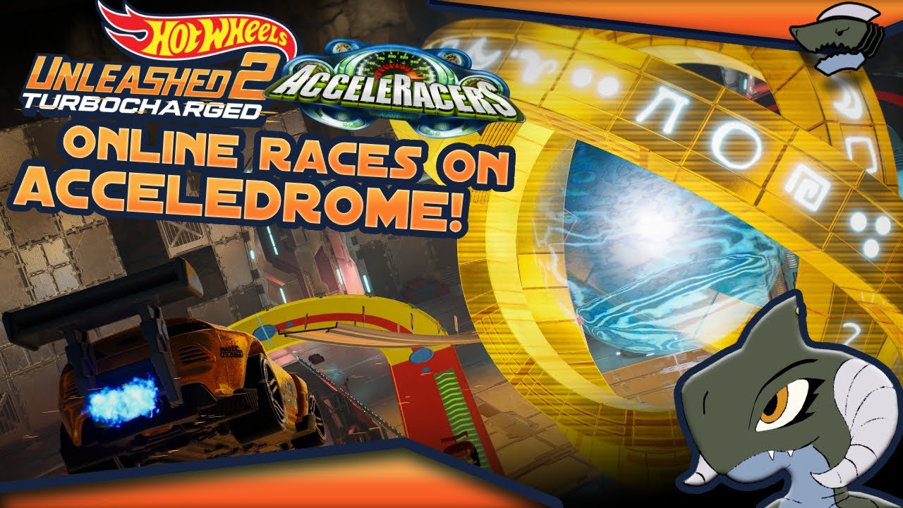 Online races on Accledrome! - Hot Wheels Unleashed 2 Acceleracers DLC