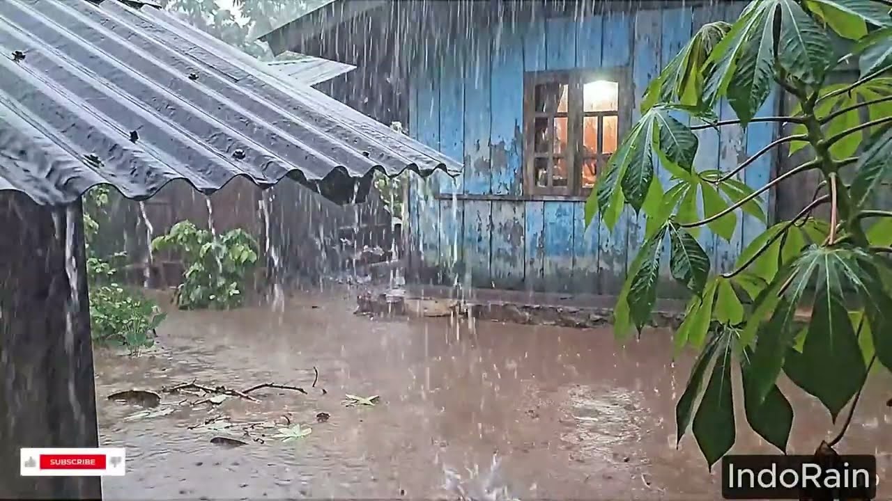 Heavy Rain Sounds 🌧️ Fall Asleep Quickly | Soothing Rain Sounds to Relieve Stress  😴