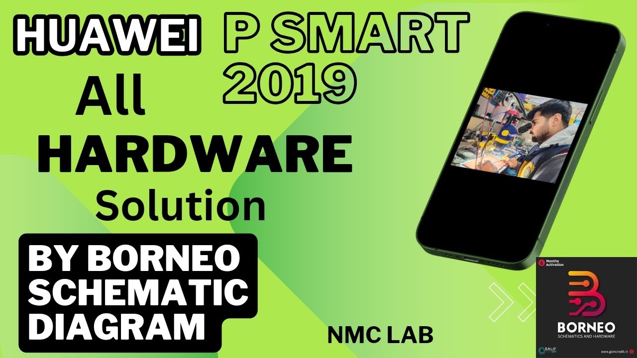 Huawei p smart 2019 all hardware solution by Borneo schematic diagram