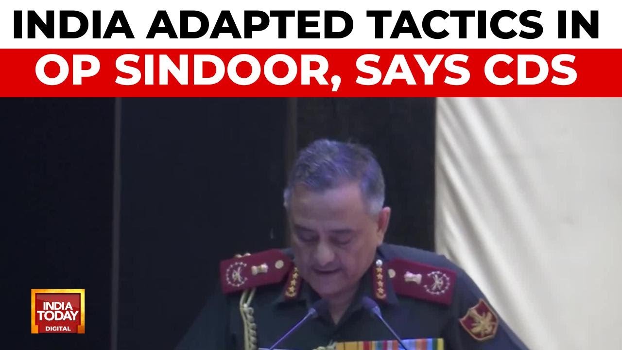 CDS Chauhan: India Changed Tactics Mid-Conflict After Initial Losses in Operation Sindoor
