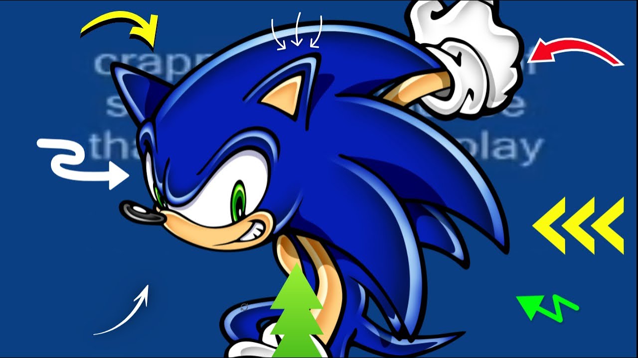 crappy gameplay of sonic schoolhouse