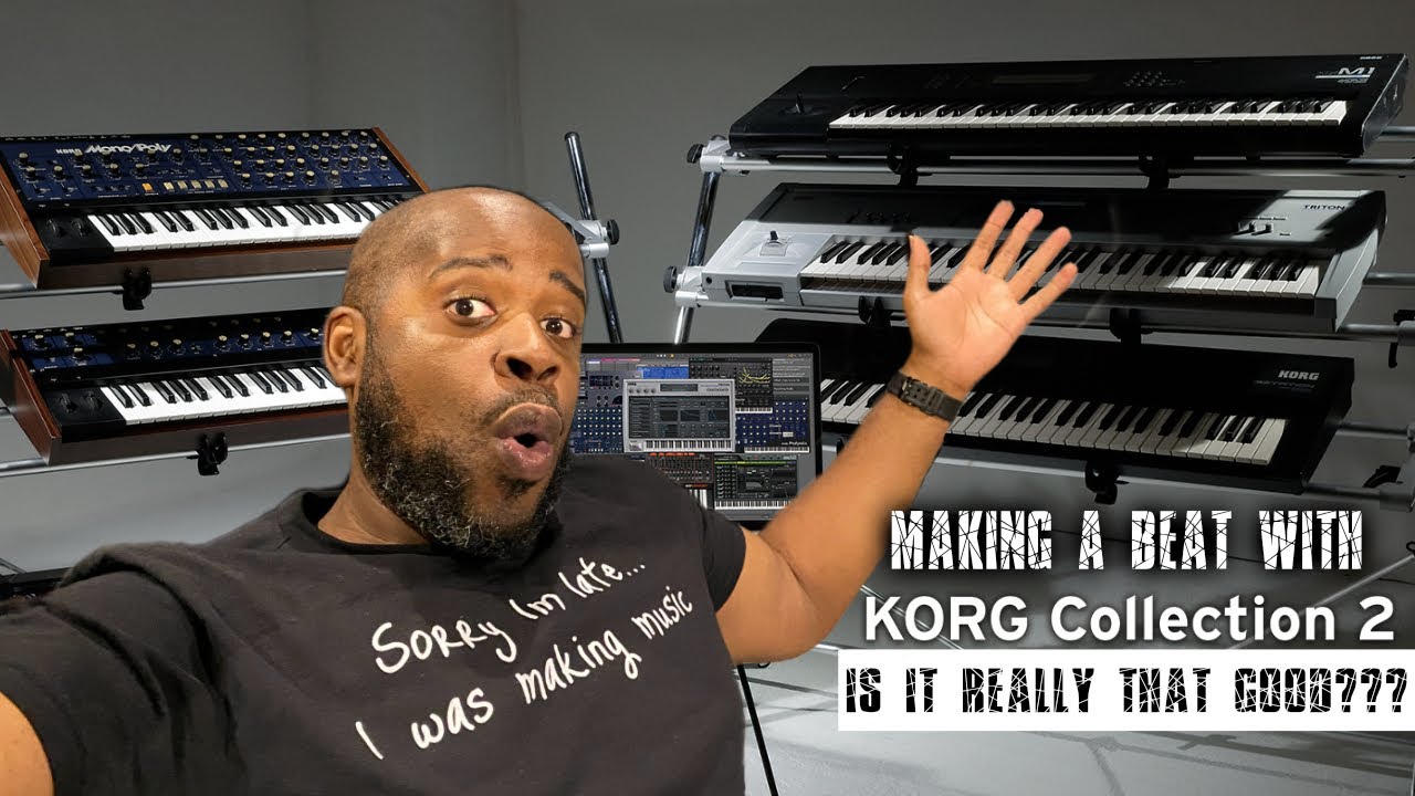 Making Crazy Trap Beat with the Korg Collection 2 Software on my Mpc X [Review and Beat Tutorial]