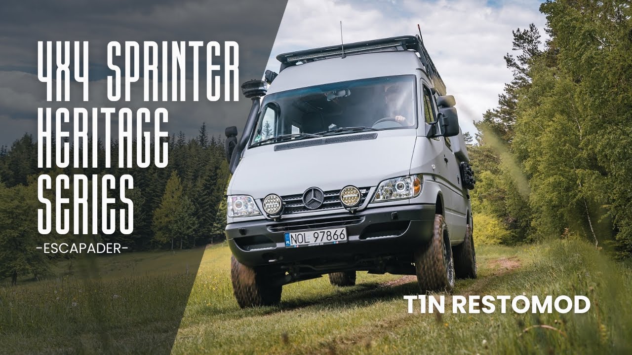 AVC HERITAGE | ESCAPADER VAN TOUR: Converted 4x4 Sprinter Van | Luxury Tiny Home Conversion