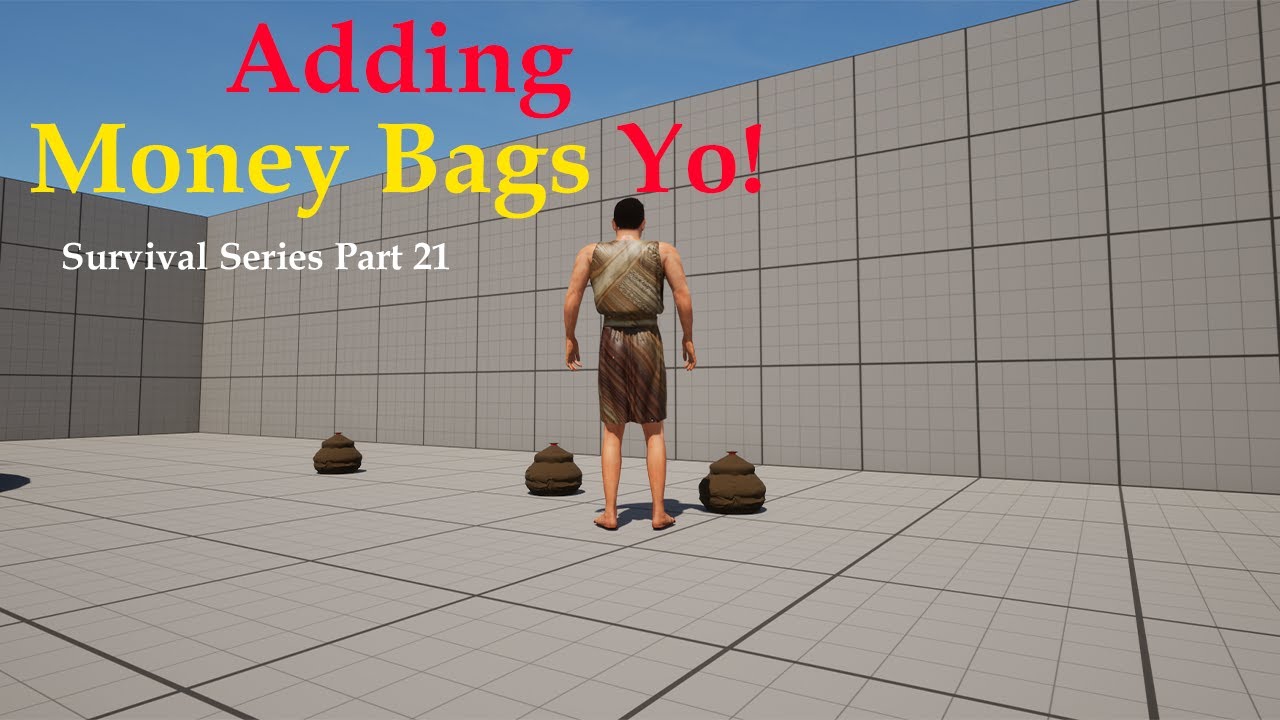 UE5 Survival Game Series Part 21: Money Bags/ ENEMY DAMAGE FIX