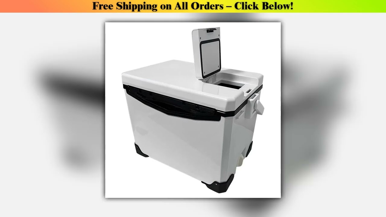 10L 18L 22L 32L 48L Fishing Cooler Box Tackle Box Outdoor Tank Case Gear Tools Fish Storage Sea