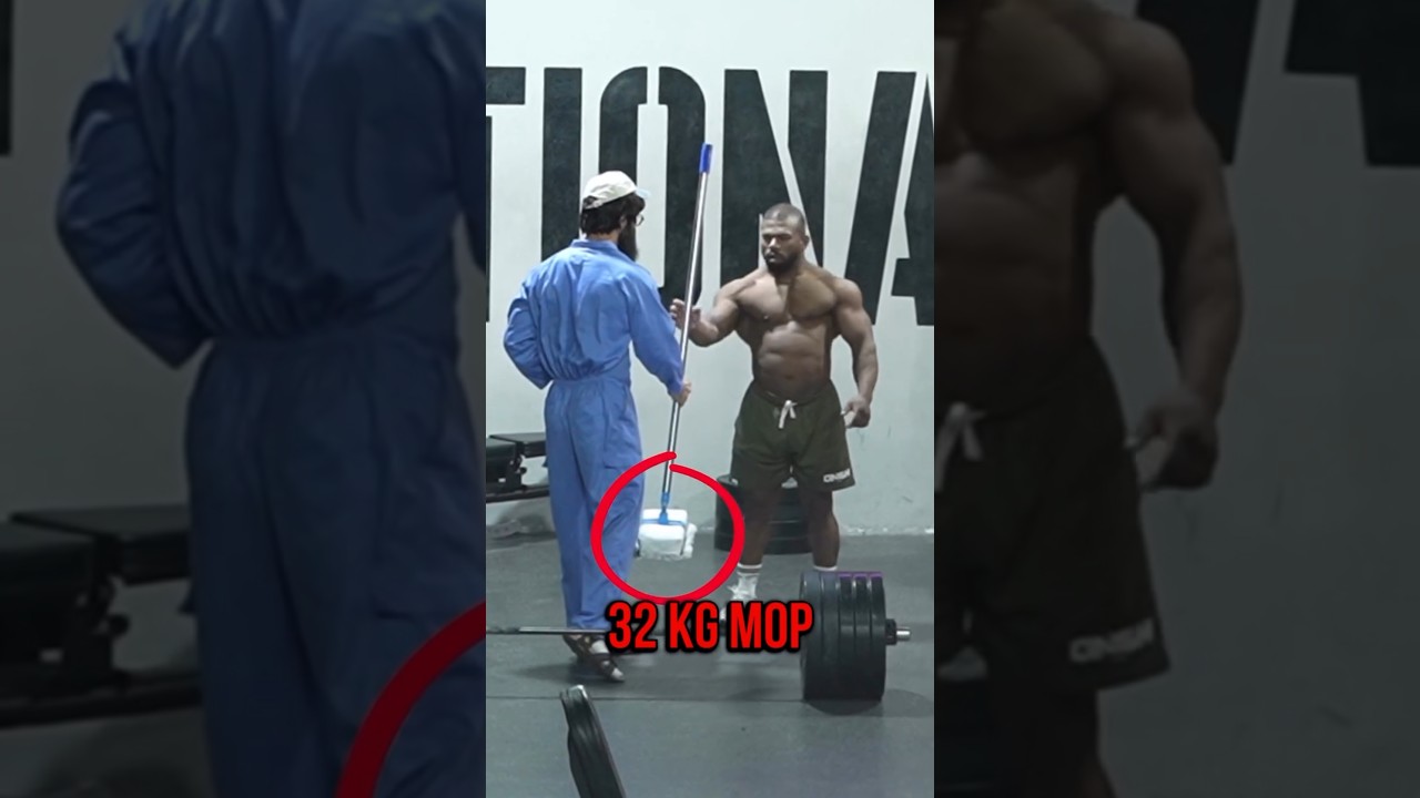 Anatoly's Ego-crushing Mop at it Again #anatoly #prank #funny #gym #60fps #anatolydadda #shorts #fyp