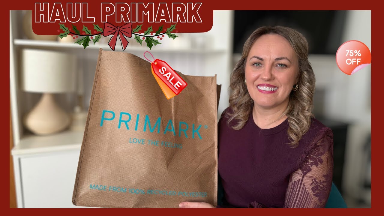 PRIMARK HAUL🎄Noutăți Colecția de Crăciun + Reduceri 80% | Modă, Make-up – Haul cu de Toate!