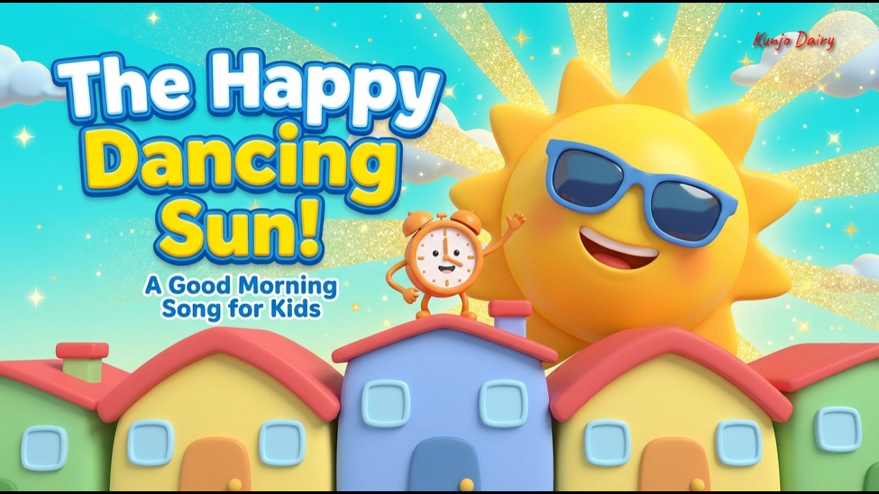 The Happy Dancing Sun! I Morning Song for Kids I  Understanding daily rhythms #kidssongs #education