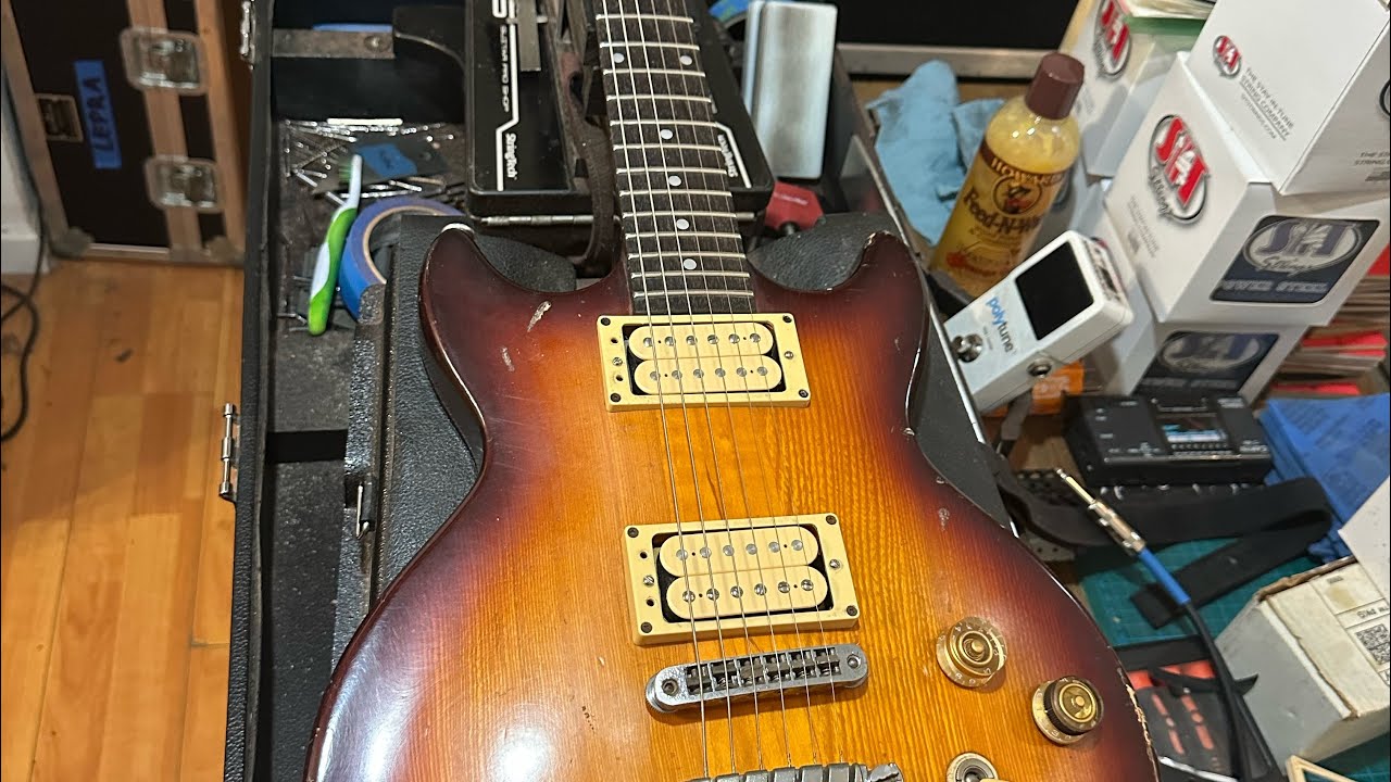 Ibanez Artist re-fret and pickup swap