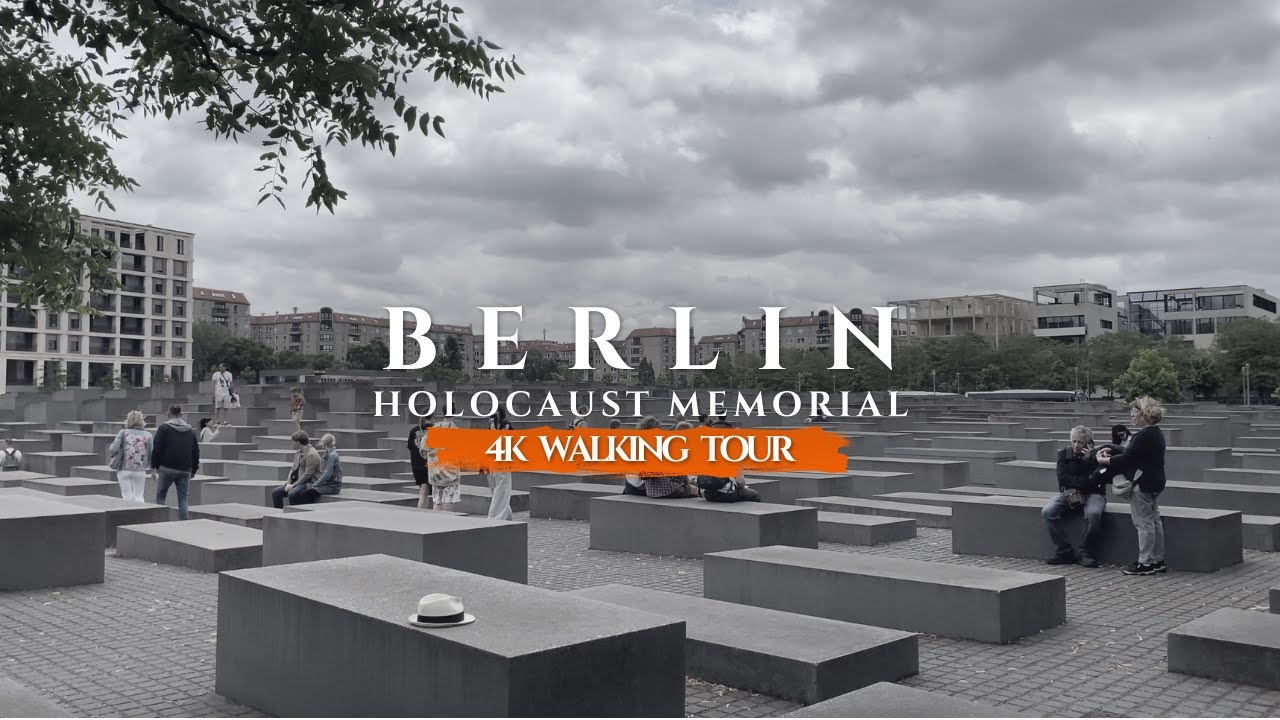 Berlin Holocaust Memorial & Hitler’s Bunker | 4K HDR Walking Tour