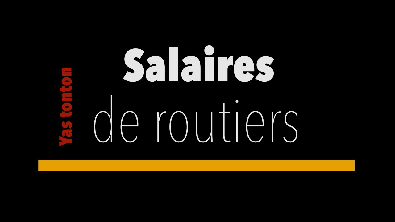 Salaires de routier